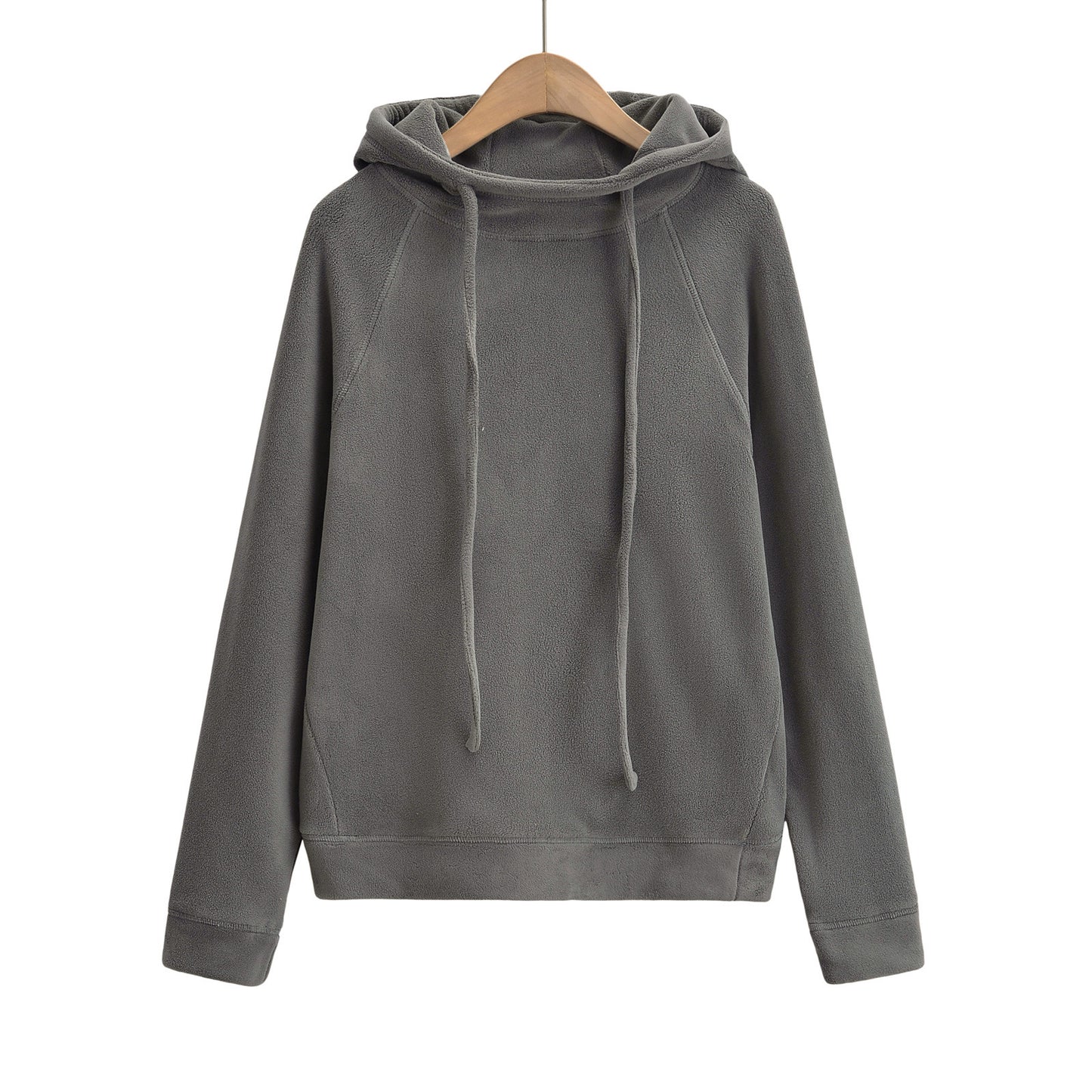 Hooded long sleeved sweatshirt