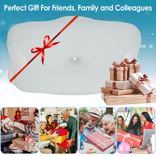 1Pc Orthopedic Memory Foam Pillow With Cooling Case Neck Support Pillow With Machine Washable Case For Side Back Stomach Sleepers