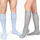 Pregnant women's elastic compression socks mid length calf socks pressure socks women's jump rope elastic cycling socks