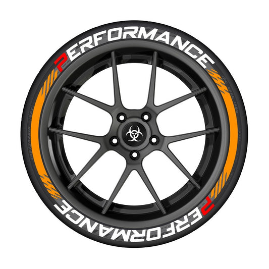 Car tire letter sticker DIY sticker personalized modification sticker 3D three-dimensional integrated tire sticker