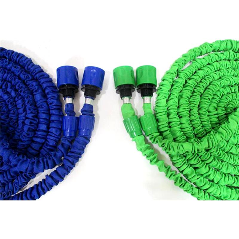 25FT Car Wash Water Gun Magic Flexible Garden Hose Expandable High Pressure Spray Gun With Pipe 7 Modes To Watering