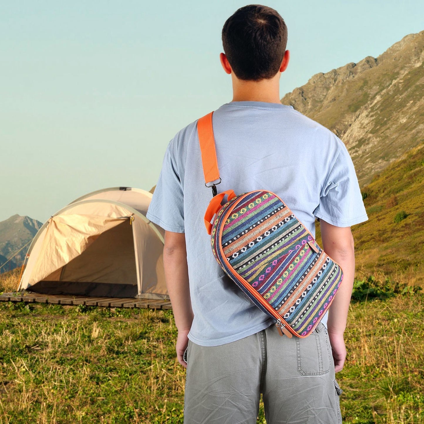 19Pcs Camping Cooking Utensil Kit Portable Picnic