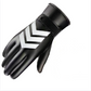 Sheepskin Leather Gloves Men Winter Lined Thickened Warm Riding Motorcycle Driving Touch Screen Mitten Gloves
