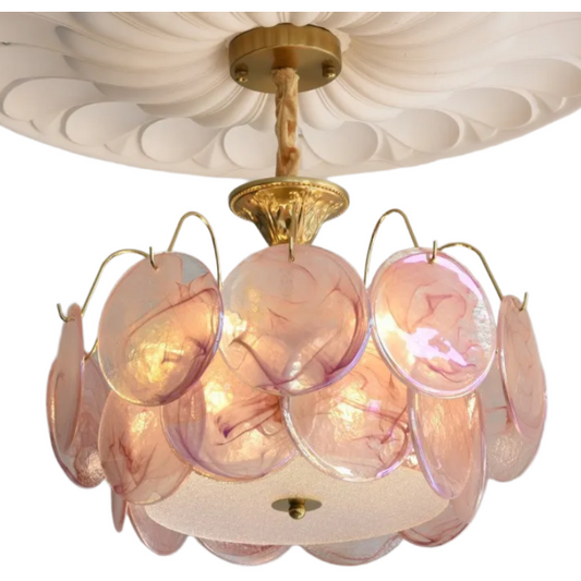Murano Colorful Glass Bedroom Ceiling Light