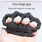 Finger Knuckle Four-Finger Boxing Glove Self-Defense Tool Weapon Ring Hand Clip Fist Clip Anti-Wolf Device