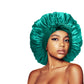 Elastic ribbon bow color Ding round hat solid color night cap wide-brimmed beauty hairdressing head scarf hat