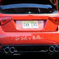 1 PC 40*8cm 2016 New Style Car Styling Stickers Life is Beautiful Car Stickers Vinyl Decal Personality Waterproof Accessories