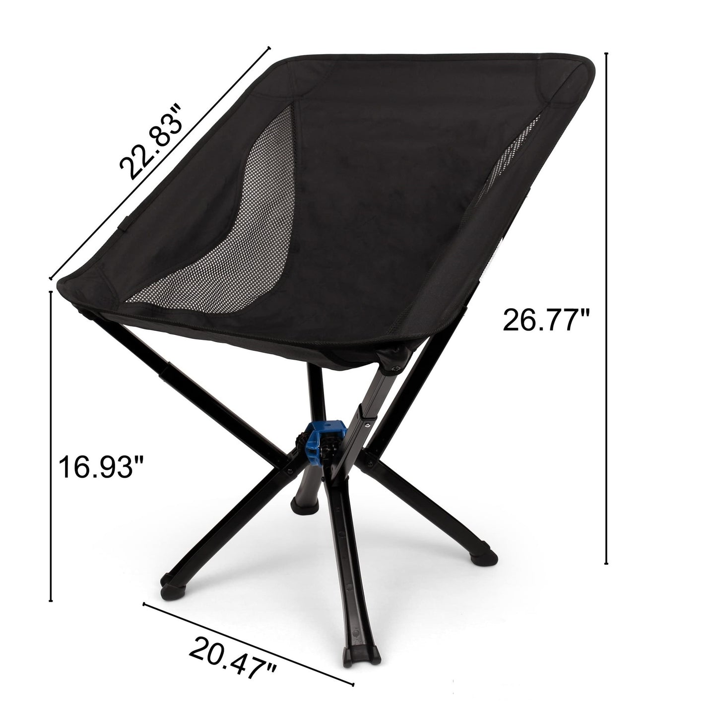 Outdoor Camping Picnic Folding Chair Umbrella Chair Aluminum Lightweight Portable Backrest Moon Chair