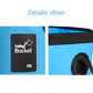Outdoor Fishing Camping Waterproof Bucket PVC Foldable Water Bucket Bag Car Washing Bucket Portable Camping Water Storage Bag