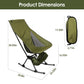 1Pc Portable Camping Rocking Chair 198LBS Weight Capacity Included Carry Bag High Back Rocker Chair For Patio Fishing Beach Lawn Travel
