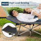 1Pc Folding Camping Cot Portable Sleeping Camping Bed Collapsible Travel Camp Cots Guest Bed Cot With 2-Sided Soft Pad 440LBS Max Load
