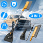 1Pc 3 In 1 Car Snow Removal Shovel With Lights Car Snow Removal Tool Telescopic Windshield Ice Scraper Snow Brush Shovel