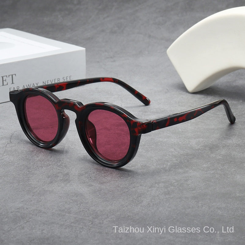 Vintage Round Small Frame Unisex Sunglasses Fashion UV Protection Shades