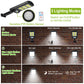 1Pc 450W 300W 200W Solar Powered Motion Sensor Wall Lights Outdoor IP65 Waterproof 3 Modes With Remote Control For Street Front Door Deck