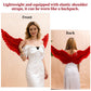 Valentine's Day Bow Arrow Set with Red Feather Wings, Wedding Party Cupid Cosplay Props, Photobooth Props, DIY Party Supplies