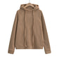 Hooded long sleeved sweatshirt
