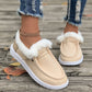 Women's casual shoes with plush and fuzzy cotton shoes