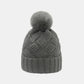 Roll Rim Cable-Knit Hat