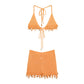 Women's Clothing Summer Vacation Style Set Hand-knitted Sexy Korean Slim Swimsuit