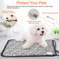 1Pc Pet Heating Pad Dog Cat Electric Heating Mat Waterproof Adjustable Warming Blanket With Chew Resistant Steel Cord Case