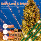 330FT String Lights Outdoor Christmas Decoration Lights With Remote IP44 Waterproof 8 Lighting Modes 8 Brightness Timer Plug In Fairy Light Xmas House Holiday Decor