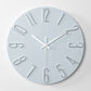 12 Inch 30CM Plastic Wall Clock Without Glass Luxury Decorative Spanish Style Wall Clock