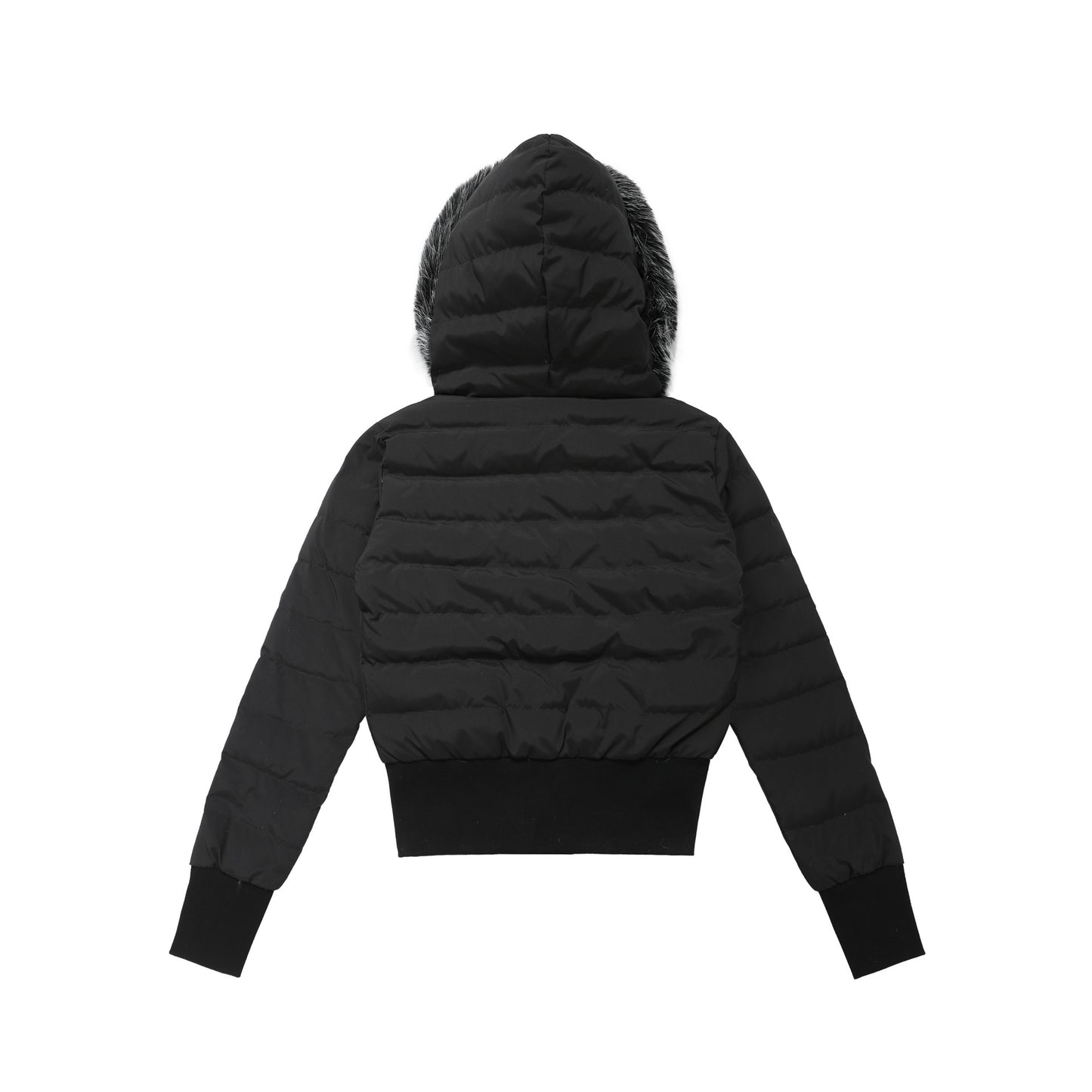 Waist hugging hooded versatile warm thick cotton coat for women