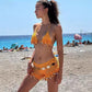 Women's Clothing Summer Vacation Style Set Hand-knitted Sexy Korean Slim Swimsuit