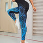 Seamless Printed High Waist Active Leggings