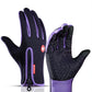 Winter Gloves Touch Screen Riding Motorcycle Sliding Waterproof Sports Gloves With Fleece