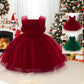 Fairy Tale Style Lace Sleeveless Floral Applique Puffy Dress