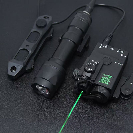 MINI-A2 PEQ15 Laser & IR Tactical Light - 20MM Picatinny Rail Mount, Red/Green Sight for M300/M600