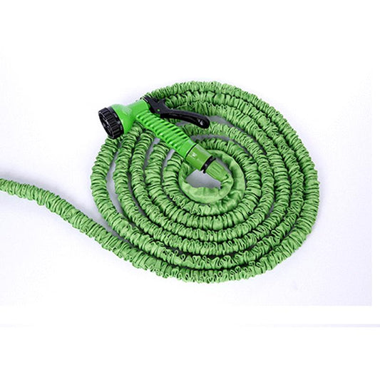 25FT Car Wash Water Gun Magic Flexible Garden Hose Expandable High Pressure Spray Gun With Pipe 7 Modes To Watering