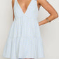 Casual Tie-Back Vest V-Neck Short Dress for Women