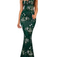 Long Sleeveless Belted Backless Fitted Bodycon Casual Sexy Dress