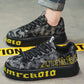 Board shoes men's thick soled white shoes fashion trend shoes camouflage Korean version low cut men's shoes youth sports and leisure shoes trend