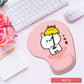 Silicone wrist mouse pad female comfortable computer soft non-slip hand rest pad thick non-slip wrist rest cute game pad