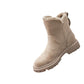 Winter women's boots with thick and warm cotton shoes and fur integrated in the middle tube and velvet