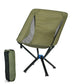 Outdoor Camping Picnic Folding Chair Umbrella Chair Aluminum Lightweight Portable Backrest Moon Chair
