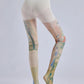 Pattern printed pantyhose with retro and personalized bottom socks