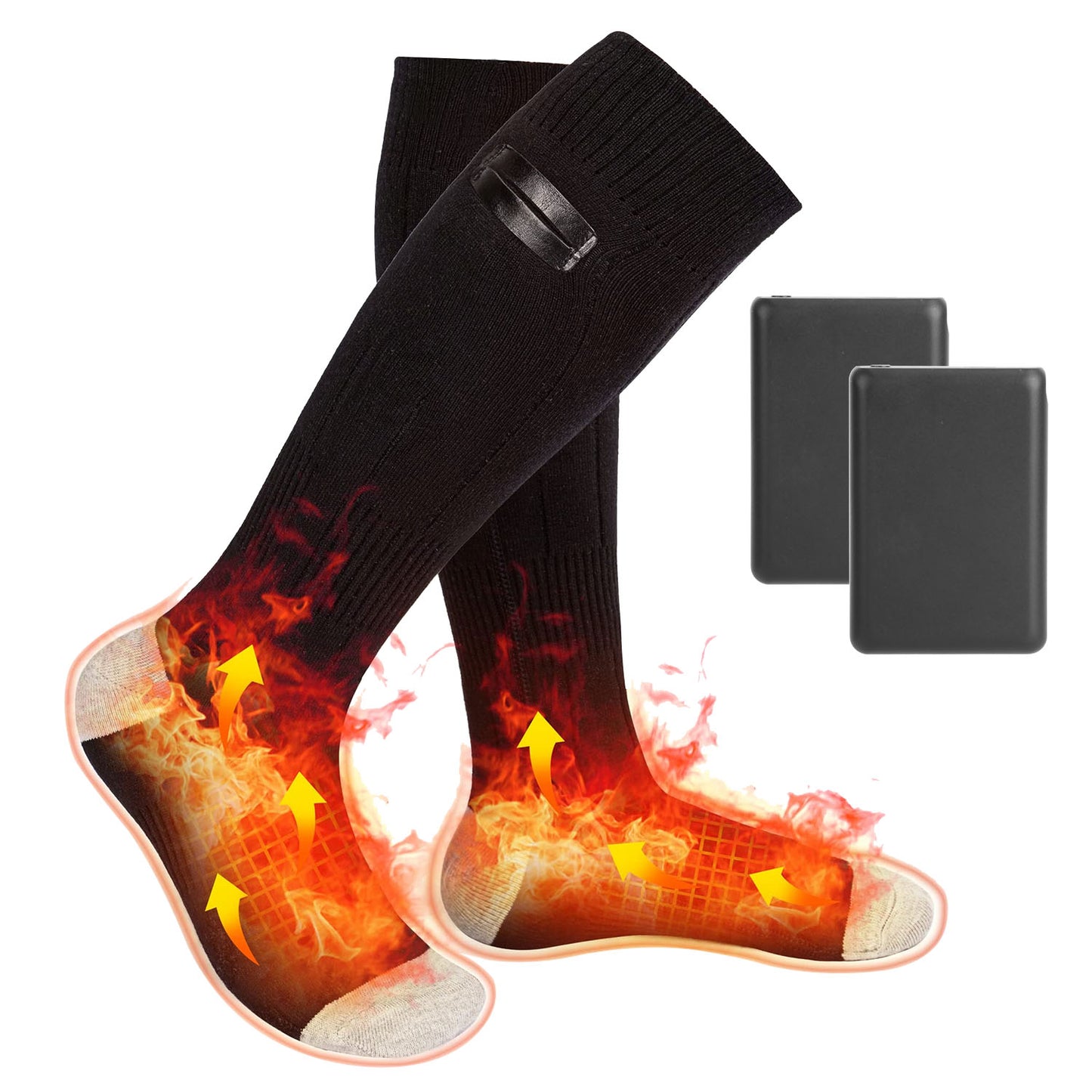 1Pair  Electric Heated Socks For Men Women
