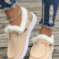 Women's casual shoes with plush and fuzzy cotton shoes