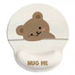 Bear mouse pad wrist mouse pad girls soft pad cute wrist pad 3d silicone wrist pad hand rest