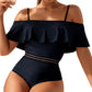 One-Piece Swimsuit Women - One-Shoulder Sexy High-Waist Bikini Swimwear
