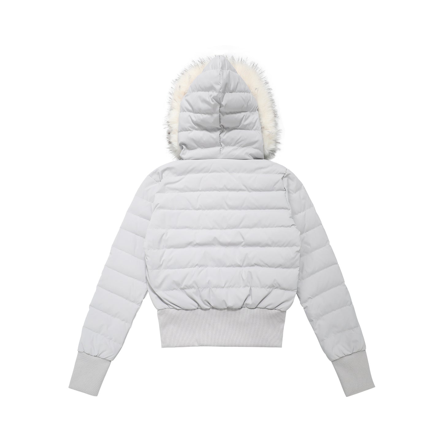 Waist hugging hooded versatile warm thick cotton coat for women