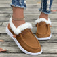 Women's casual shoes with plush and fuzzy cotton shoes