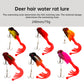 Palisandro Baby Rat Swimbait Bucktail - Muskie/Pike Lure, Hand - tied Deer Hair, Solid Body Fishing Rig