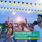52.5FT Colorful Outdoor String Lights Smart RGB LED