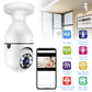 WiFi Bulb Camera 1080P FHD WiFi IP Pan Tilt Security Surveillance Camera