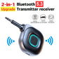 Bluetooth 5.3 receiver transmitter, car mounted AUX 2-in-1 audio box, TV, wireless headphones, audio
